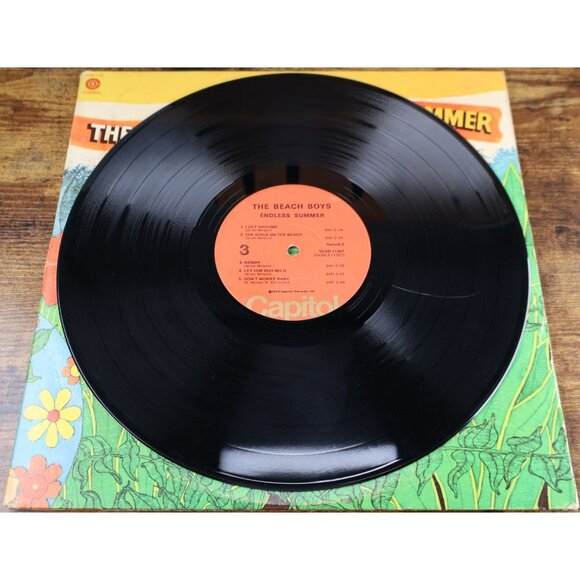 Beach Boys Endless Summer (2xLP) Capitol SVBB-11307 Surf Rock 1974 VG - Picture 7 of 7